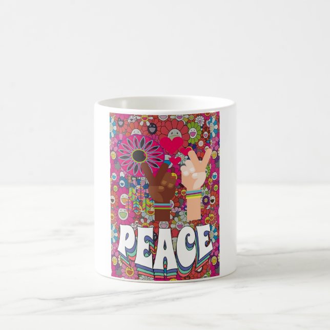 Peace Coffee Mug (Center)