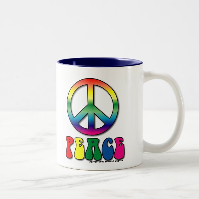 Peace Coffee Mug (Right)