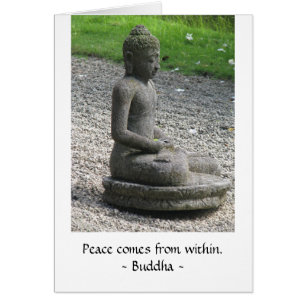 Peace comes from within Card