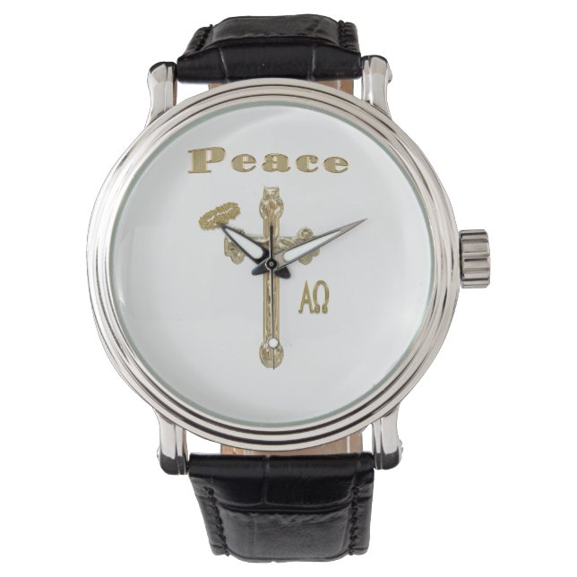 peace cross watch (Front)