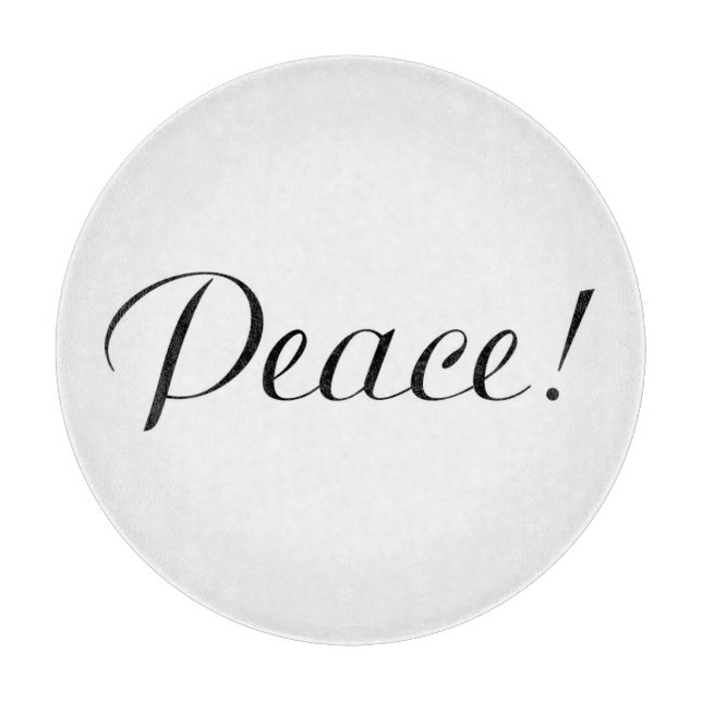 PEACE CUTTING BOARD (Front)