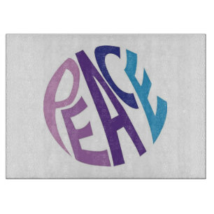 PEACE CUTTING BOARD