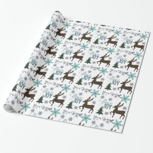 Peace Deer Wrapping Paper