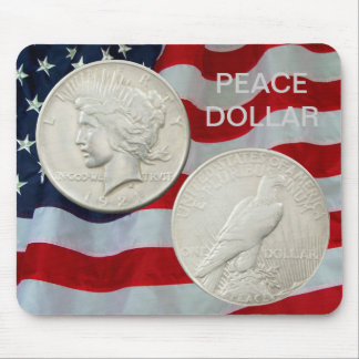 PEACE DOLLAR-MOUSEPAD MOUSE PAD
