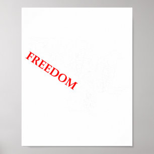 Peace Dom White Dove Says Dom Usa Red Dom Saying  Poster