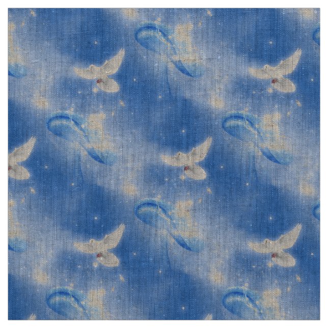 Peace Dove 1 Fabric (Swatch)