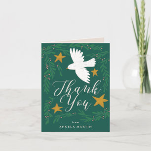 Peace Dove Christmas Cadeau Carte de remerciements