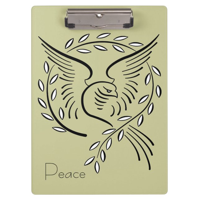 Peace Dove Clipboard (Front)