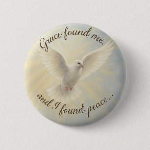 Peace Dove Custom Button Design...