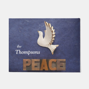 Peace dove doormat