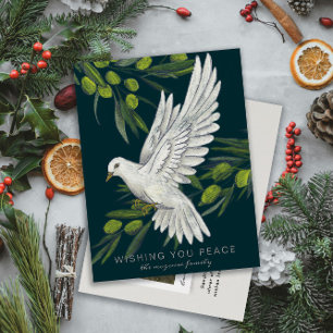 Peace Dove et Olive Branches Carte postale