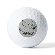 Peace Dove Golf Ball