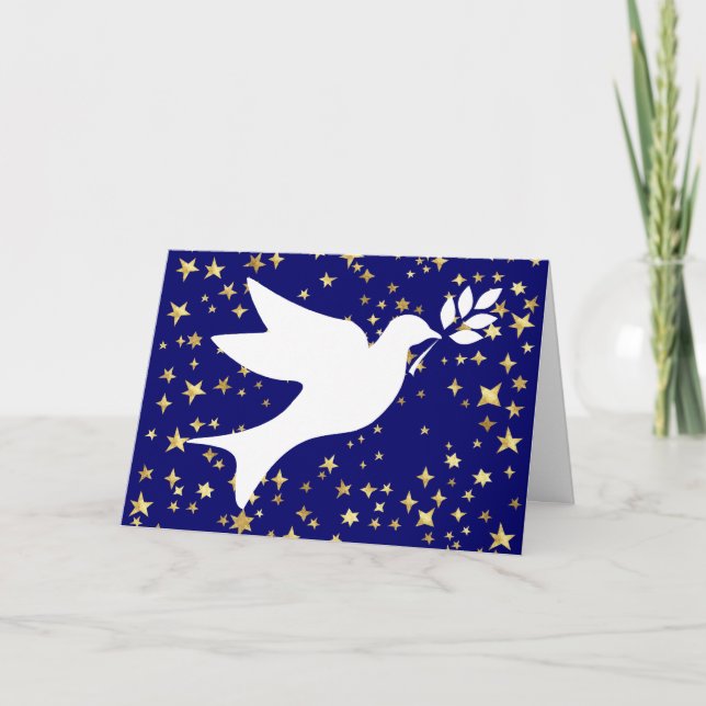 Peace Dove Holiday Card (Front)