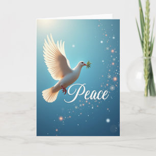 Peace Dove Holiday Card