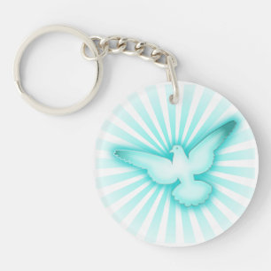 Peace dove keychain