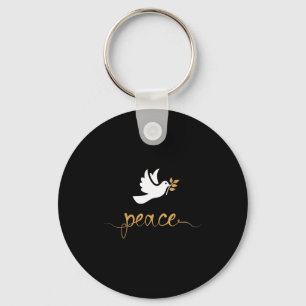 Peace Dove Keychain