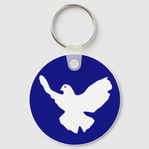 Peace Dove Keychain