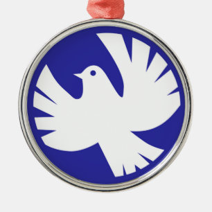 PEACE DOVE METAL ORNAMENT