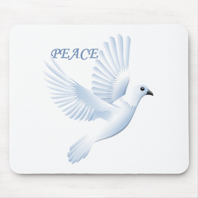 PEACE DOVE MOUSE PAD (Front)