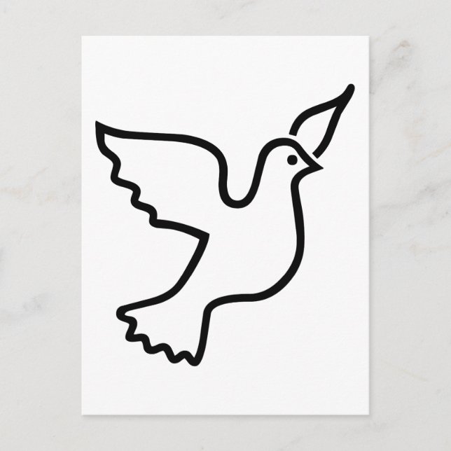 Peace Dove Postcard (Front)