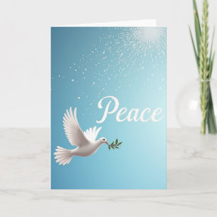 Peace Dove Spreading Hope Card