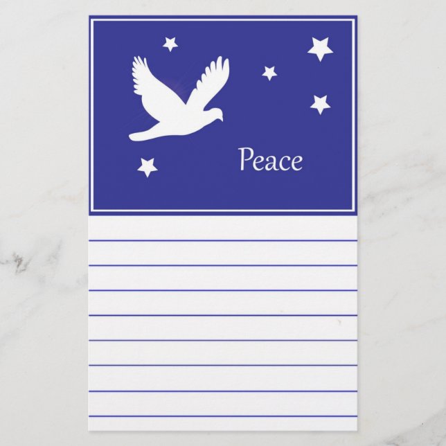 Peace Dove Stationery (Front)