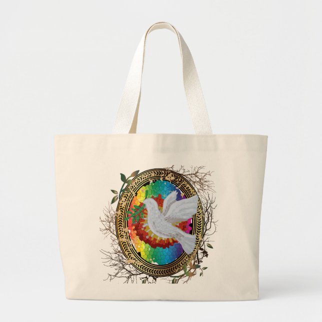 Peace Dove Tote Bag (Front)