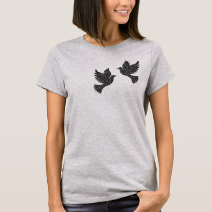 Peace Doves T-shirt Turtle Dove Design Gift-ideas
