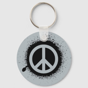 Peace drip keychain