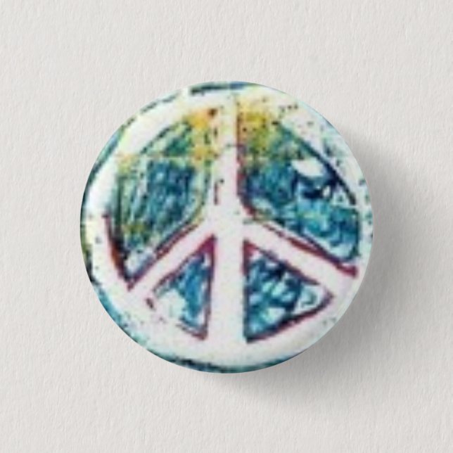 Peace Dude! 1 Inch Round Button (Front)