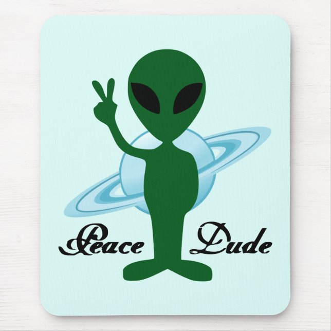 Peace Dude Mouse Pad (Front)