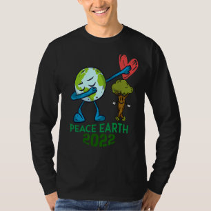 Peace Earth 2022 Earth Day Mens Womens T-Shirt