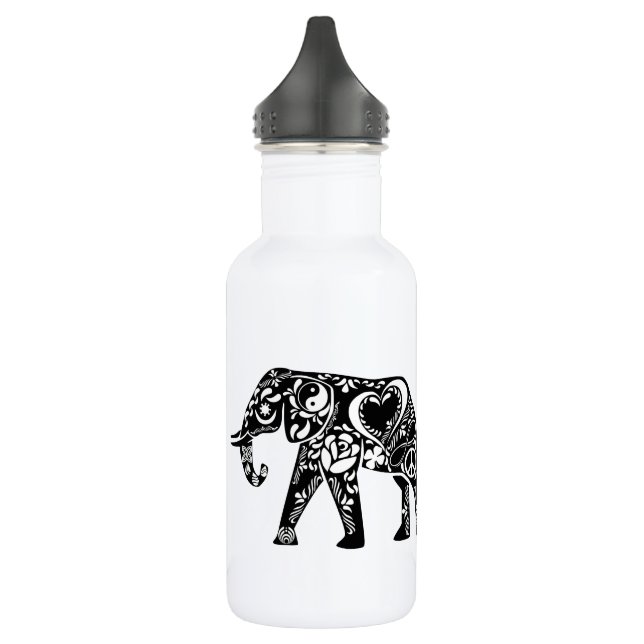 Peace Elephant 532 Ml Water Bottle (Left)