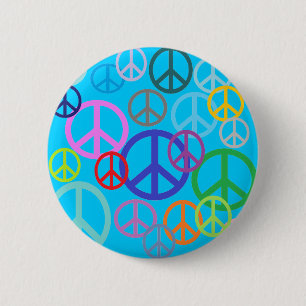 Peace Everywhere 2 Inch Round Button