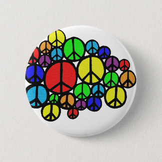 Peace Everywhere! 2 Inch Round Button