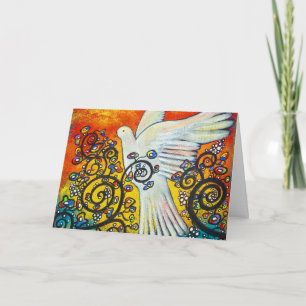 Peace Flew In Christmas Card