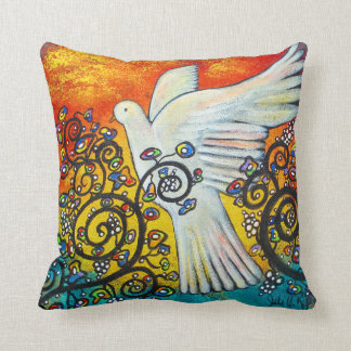 Peace Flew In Dove Pillow