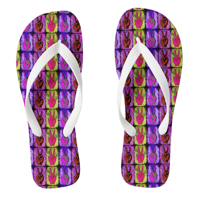Peace Flip Flops (Footbed)