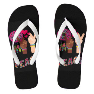 Peace Flip Flops