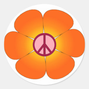 Peace Flower sticker