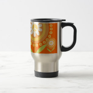 Peace Flower Travel Mug