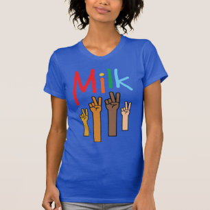 Peace for All T-Shirt (Adult Slim Fit, Blue)