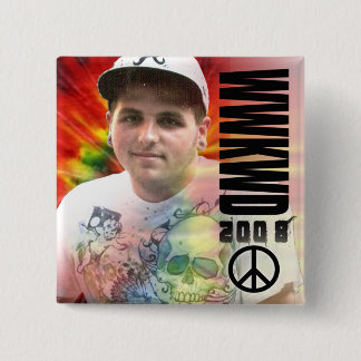 peace for kyle 2 inch square button