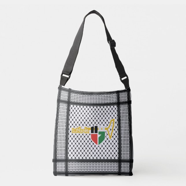 Peace for Palestine Crossbody Bag (Front)