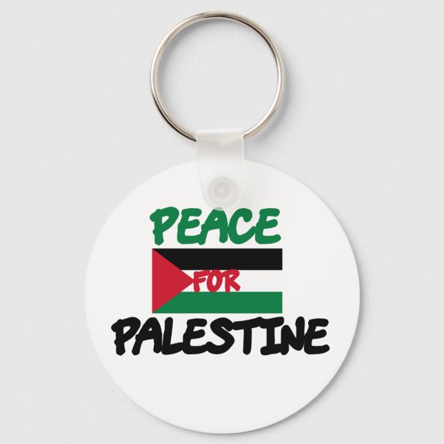 Peace for Palestine Keychain (Front)