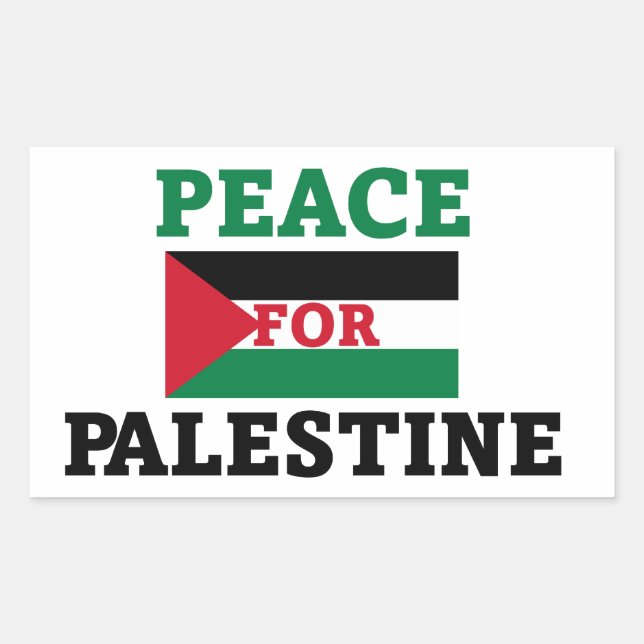 Peace for Palestine Sticker (Front)