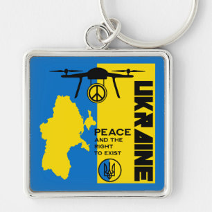 Peace For The Ukraine Keychain