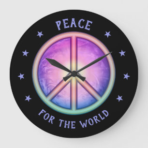 Peace for the World ☮ Clock