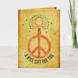 Peace For Trees - Flower Power Heart 1 Gift Card