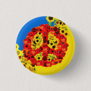 Peace for Ukraine! 1 Inch Round Button